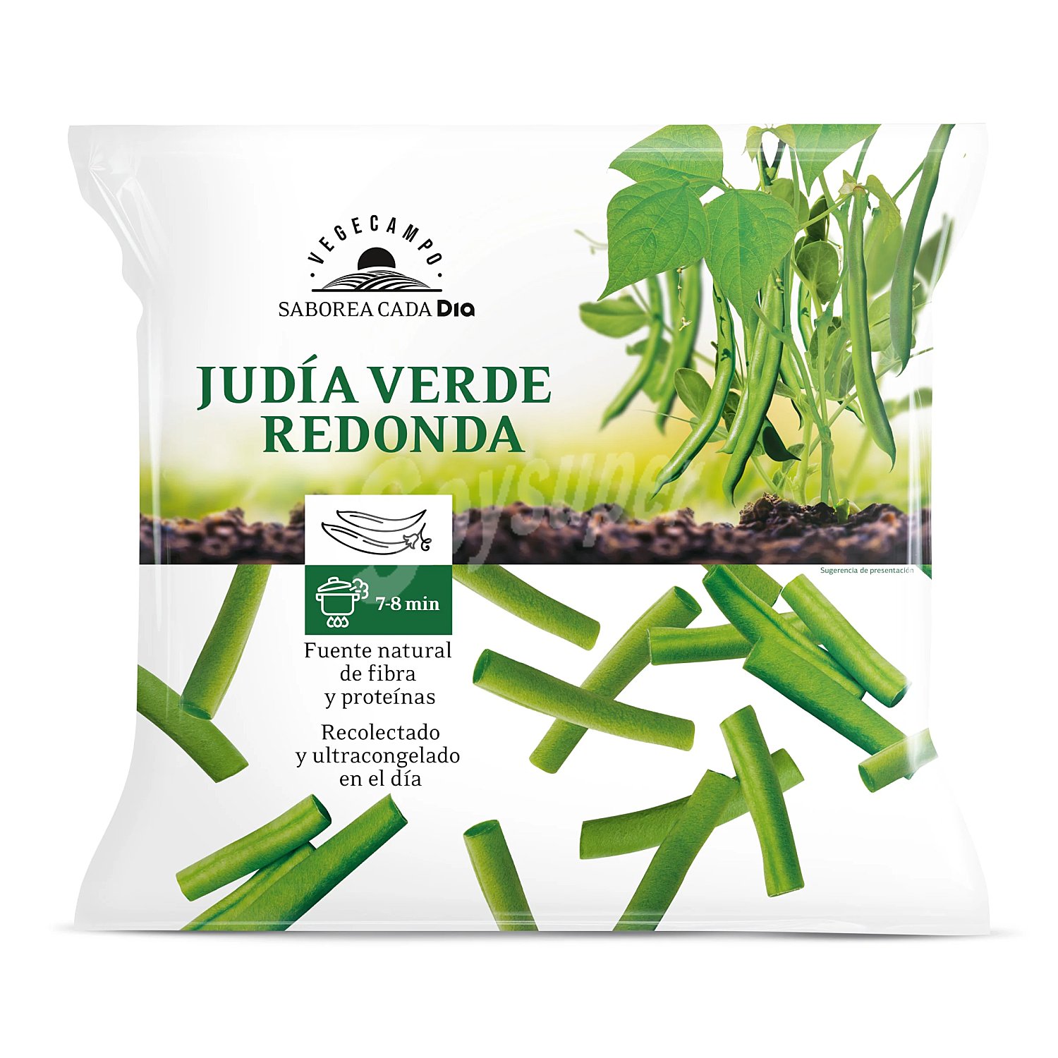 Judías verdes redondas Vegecampo