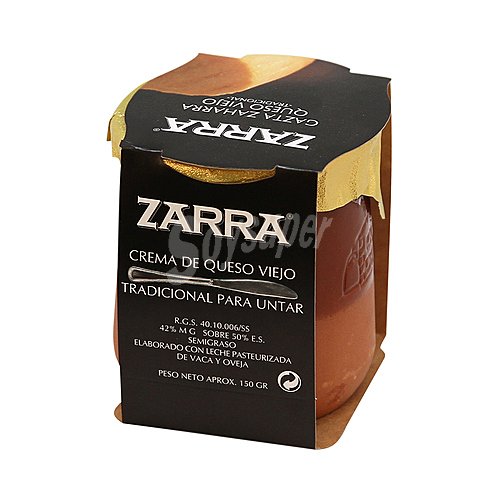 Zarra Crema de queso de untar zarra