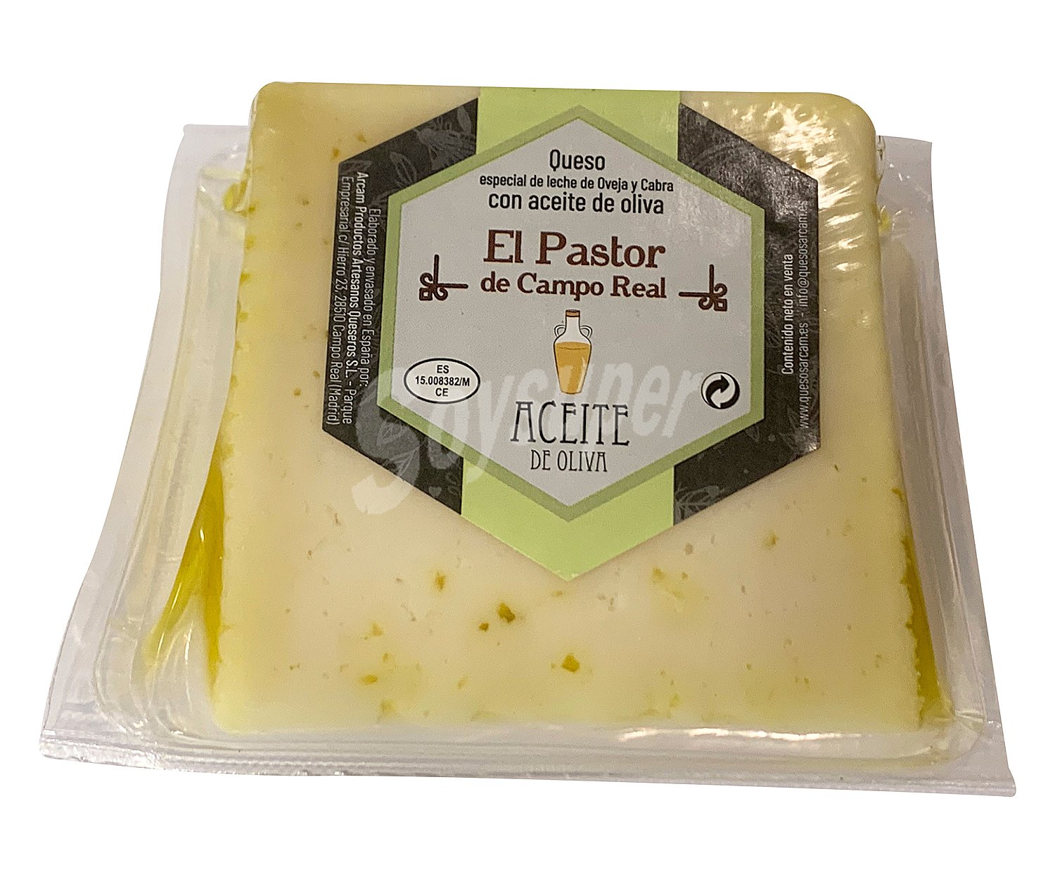 Queso curado mezcla (oveja y cabra) en aceite de oliva