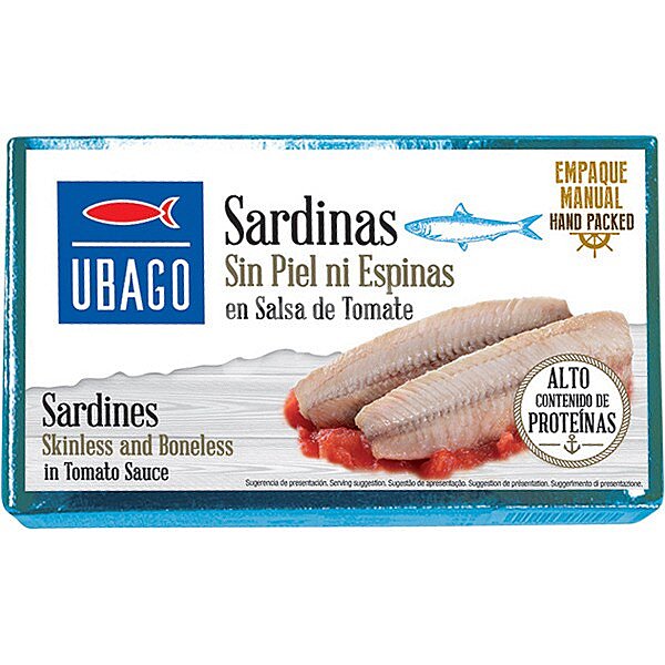 Sardinas sin piel ni espinas en tomate