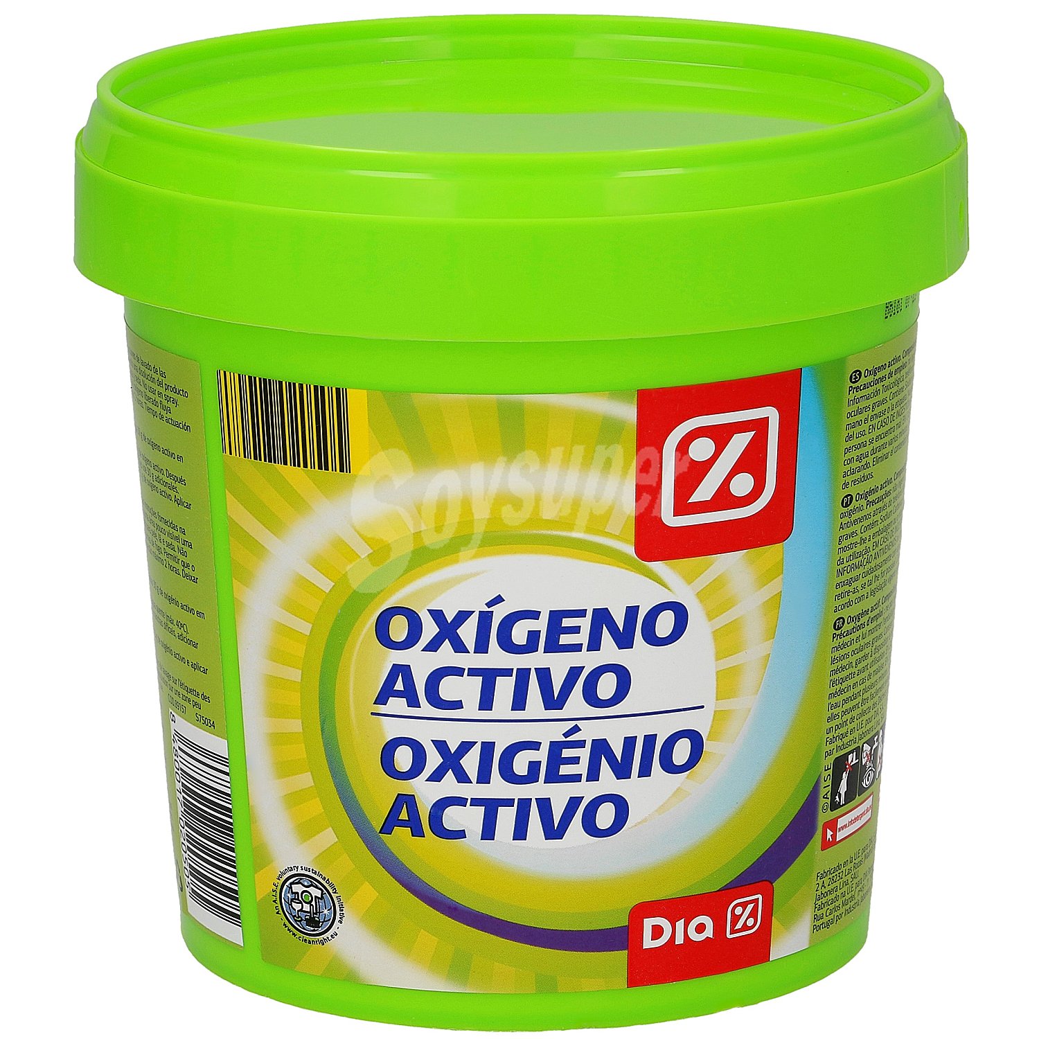 Quitamanchas con oxígeno activo para ropa de color