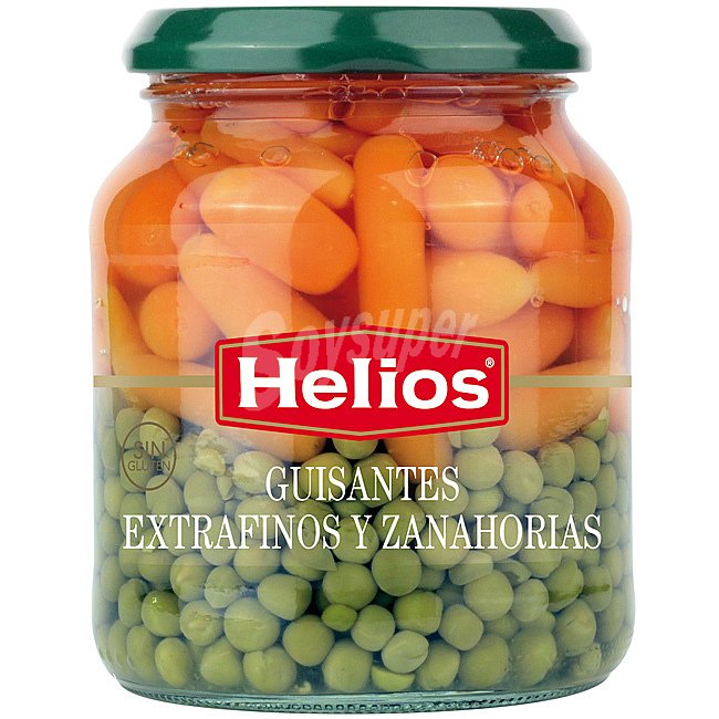 Helios Guisantes extrafinos y zanahorias helios