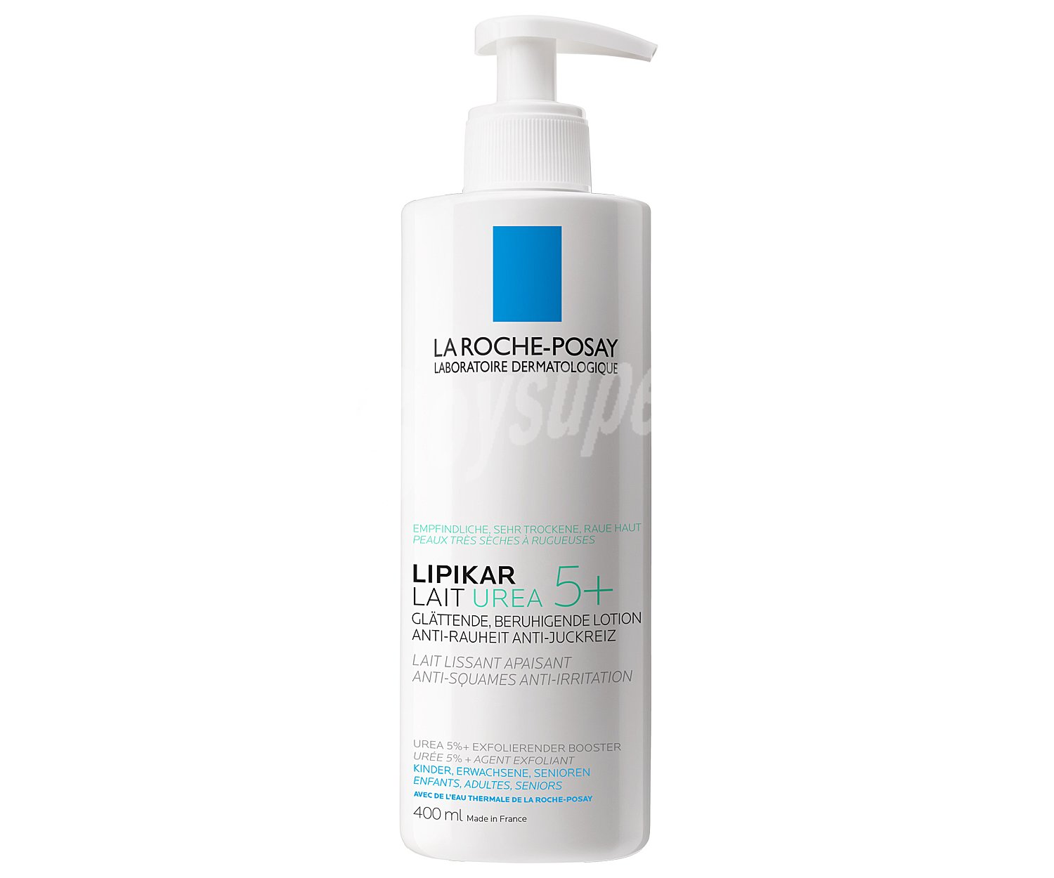 Loción suavizante y calmante con Urea y agentes exfoliantes lipikar urea 5+