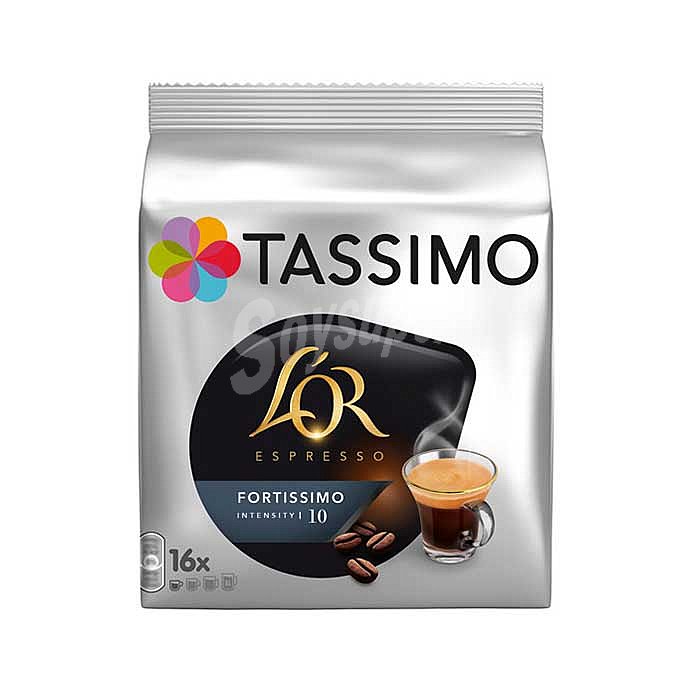 Café espresso en cápsulas,tassimo fortissimo l'or