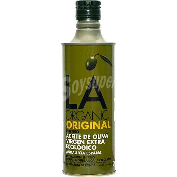 Aceite de oliva virgen extra intenso de Andalucía ecológico original