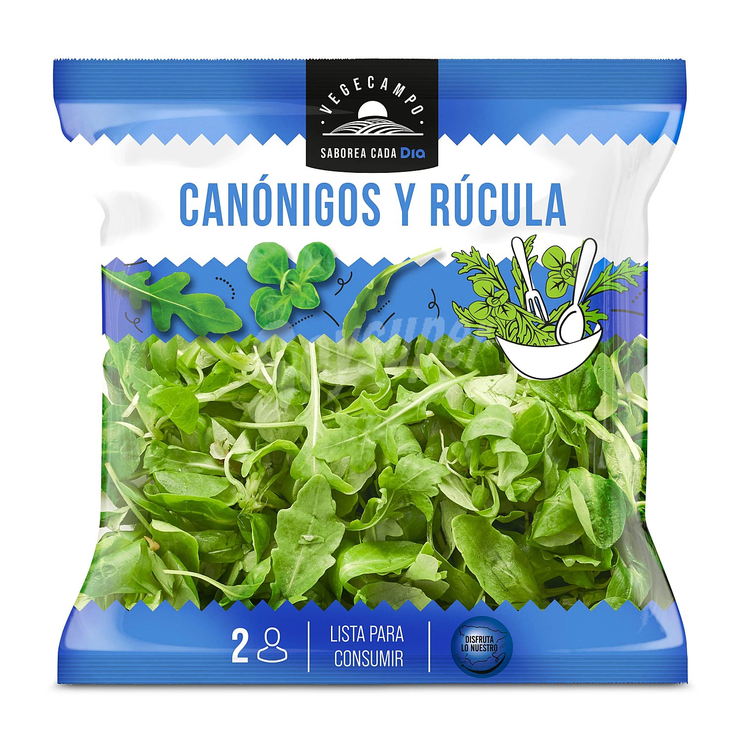 Dúo canónigos y rúcula Vegecampo