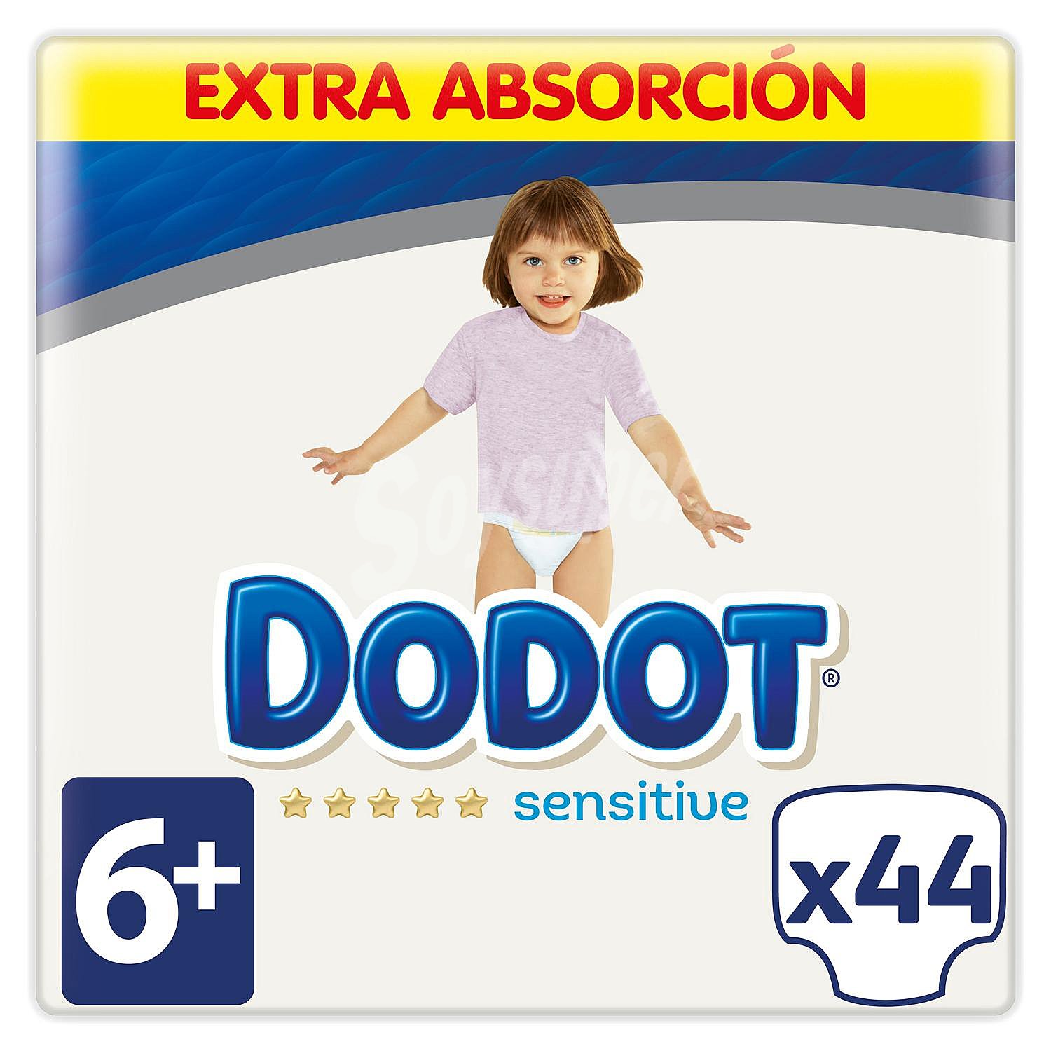 Pañales Dodot sensitive T6 (14+ kg) extra