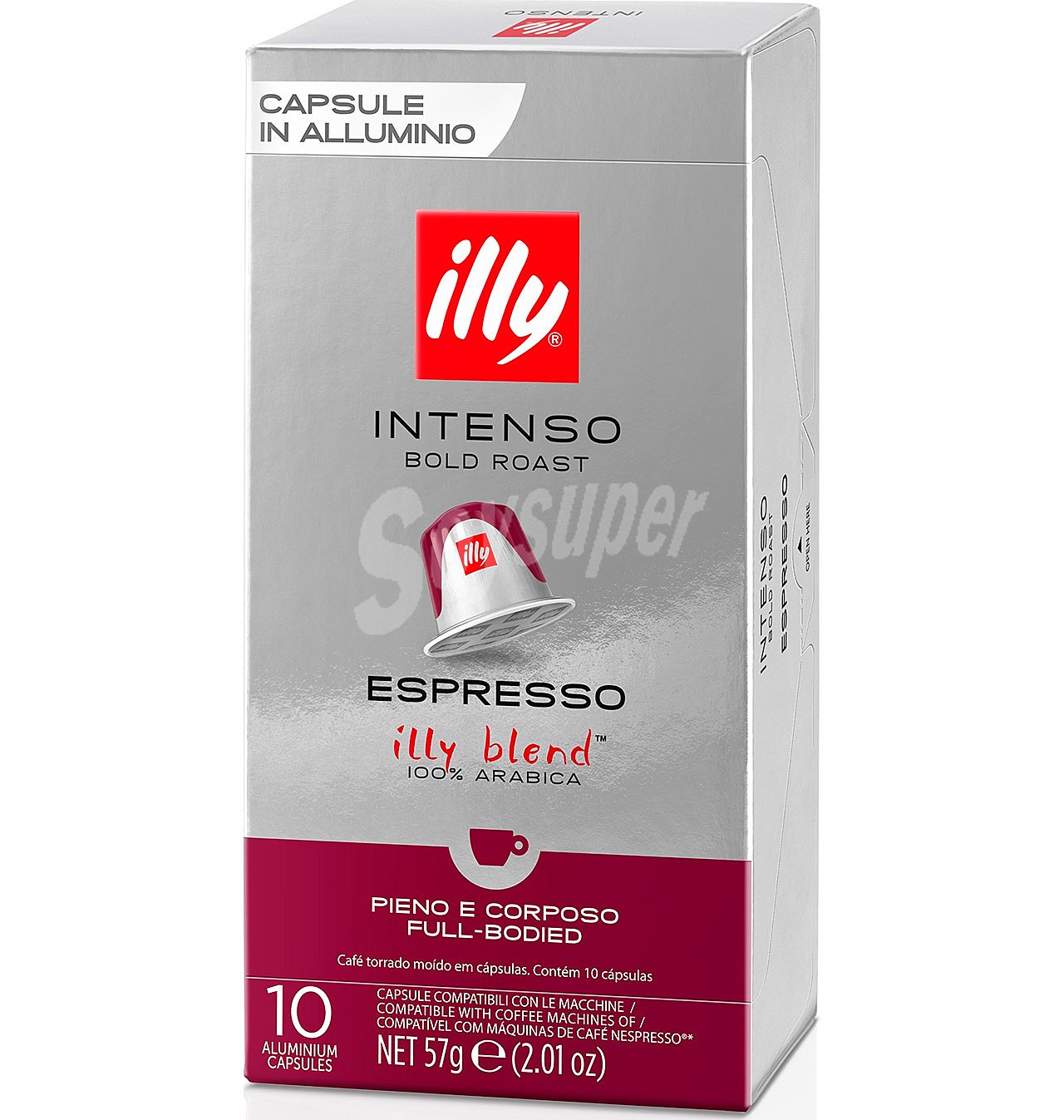 Café espresso Intenso en cápsulas