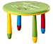 Mesa infantil de colores de 70x47 cm, ideal para jardín y terraza, ikunik