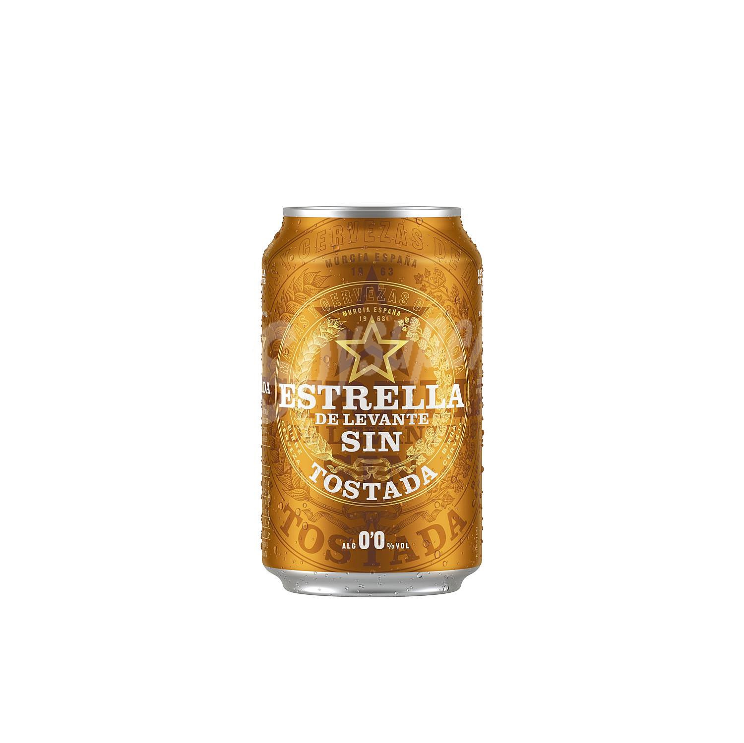 Cerveza tostada sin alcohol Estrella de Levante