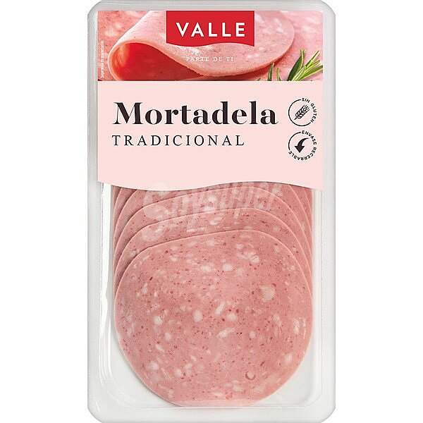 Mortadela tradicional en lonchas sin gluten