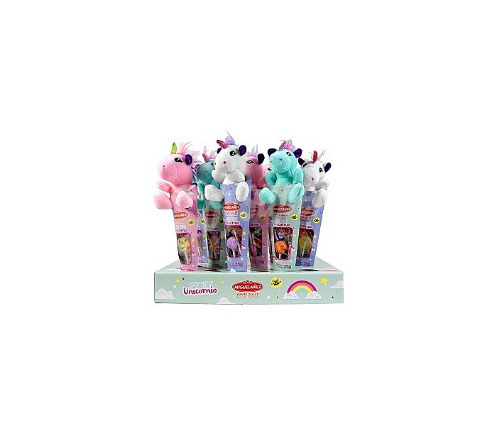 Mini Teddy Unicornio con golosinas diversas se surten según existencias