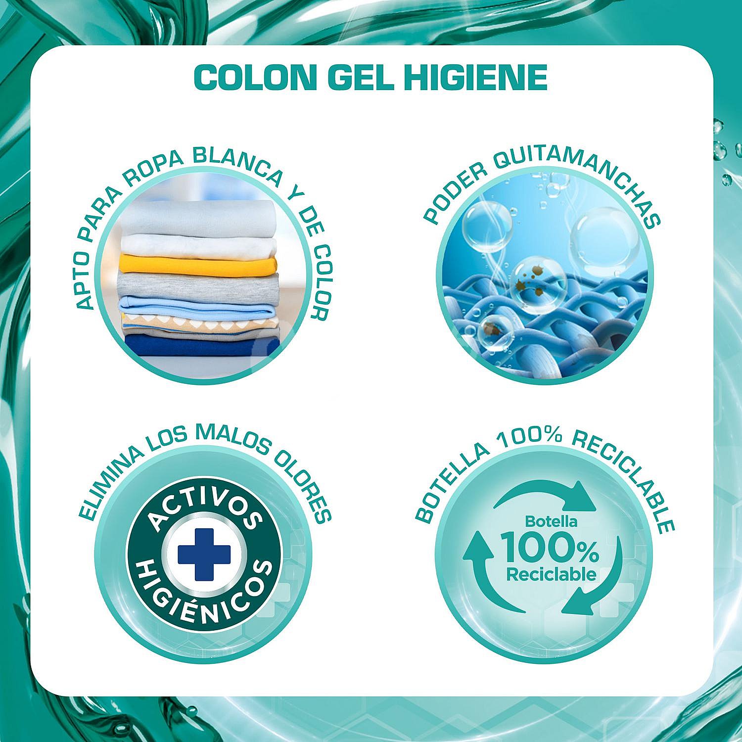 Detergente Higiene Advanced Gel Colon