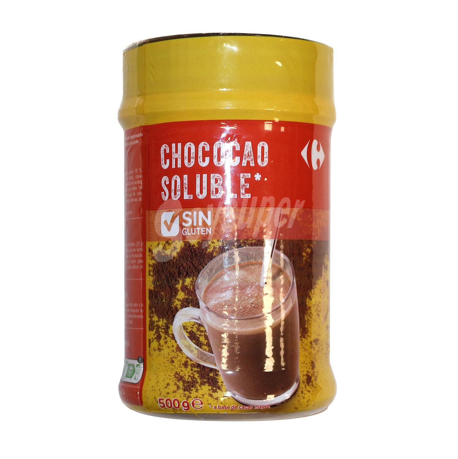 Cacao soluble Carrefour sin gluten