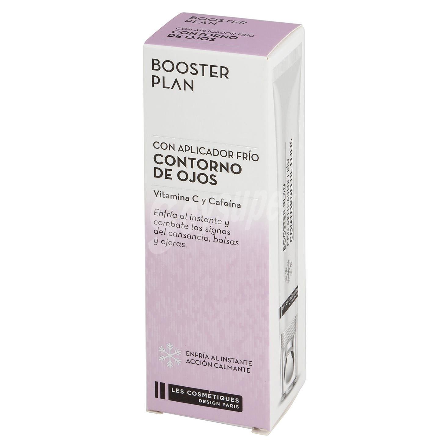 Gel contorno de ojos con aplicador frio Les Cosmetiques Booster Plan