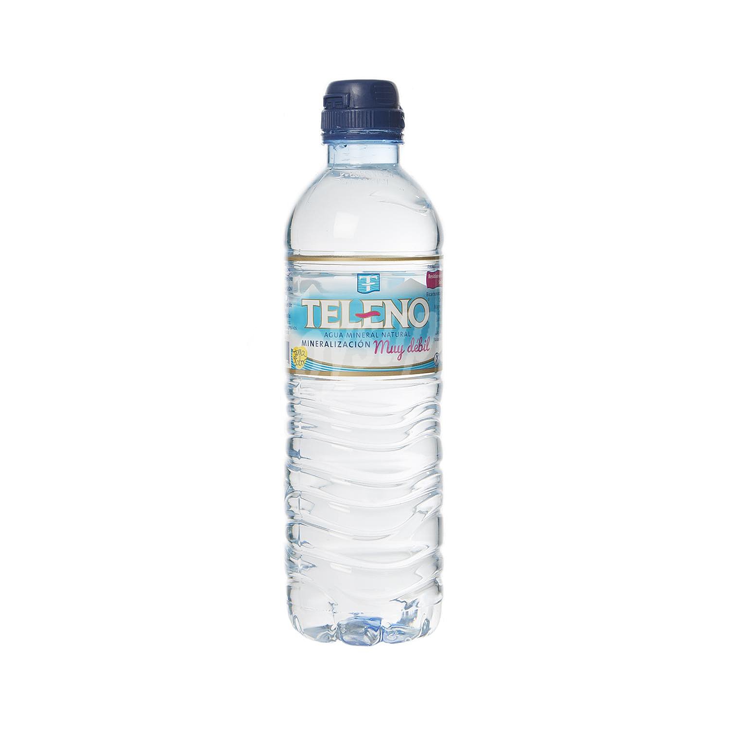 Agua mineral, tapón sport