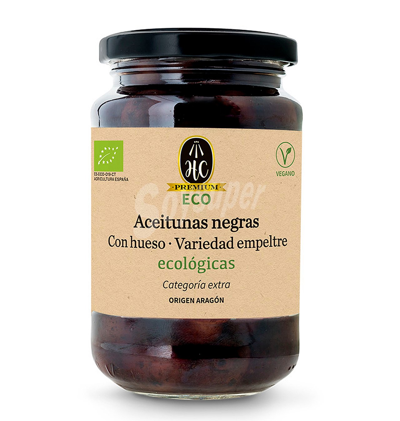 Aceitunas premium negras eco