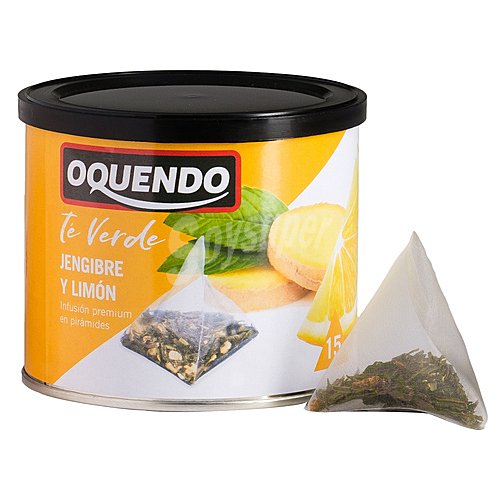 Oquendo Té verde, jengibre y limón oquendo