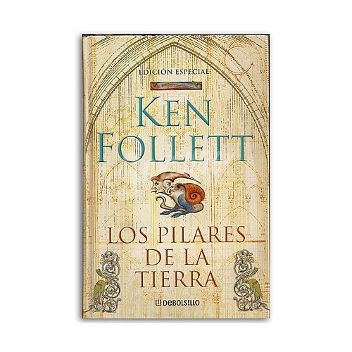 Los pilares de la Tierra, KEN follet, bolsillo, género: novela histórica, Editorial Debolsillo