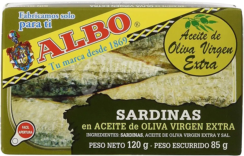 Sardinas en aceite de oliva virgen extra