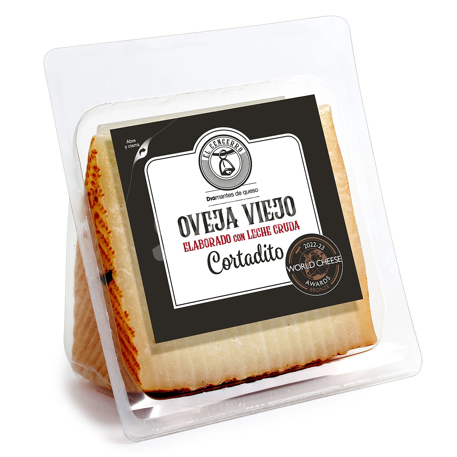 Queso viejo de oveja 6 meses cortado El cencerro