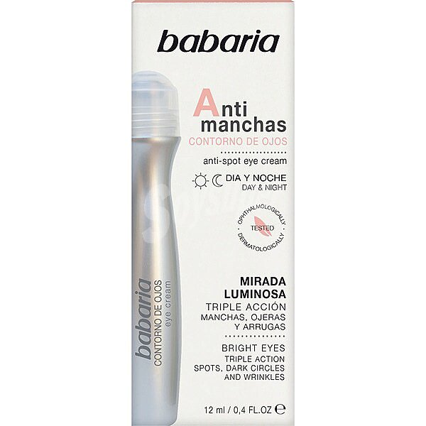 Contorno de ojos anti-manchas dia y noche para manchas, ojeras y arrugas