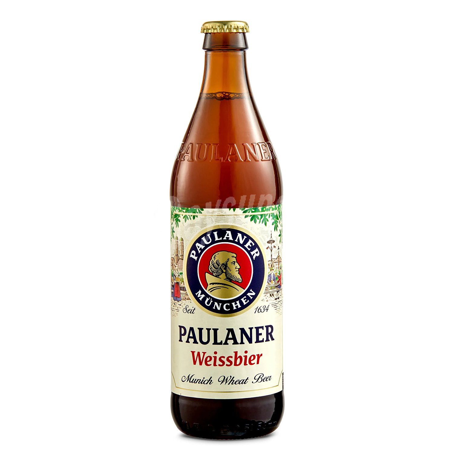 Cerveza de trigo Alemana paulaner naturtrüf