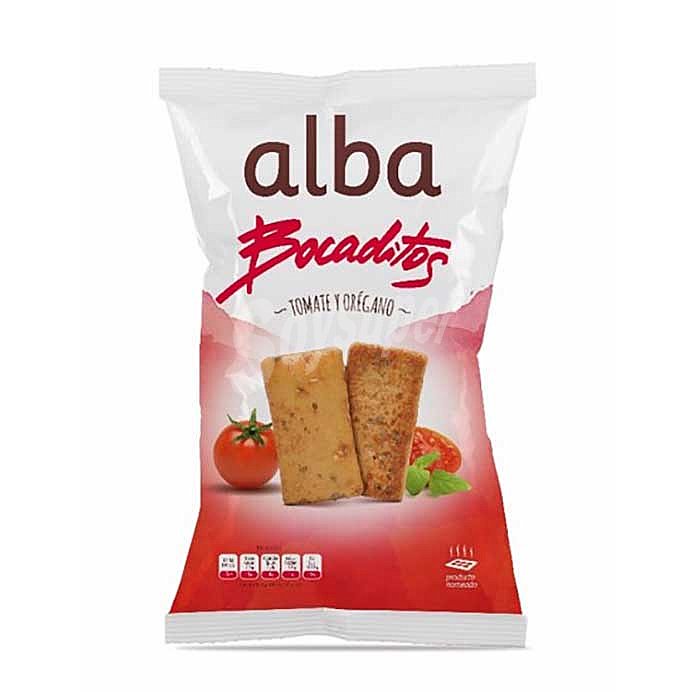 Bocaditos de pan sabor tomate y orégano Alba