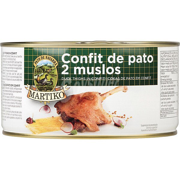 Muslos de pato en confit 