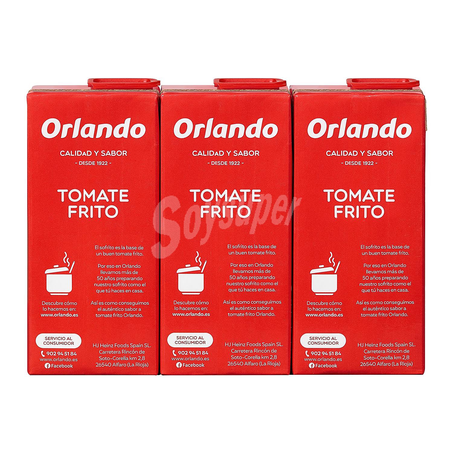 Tomate frito orlando x 350 G