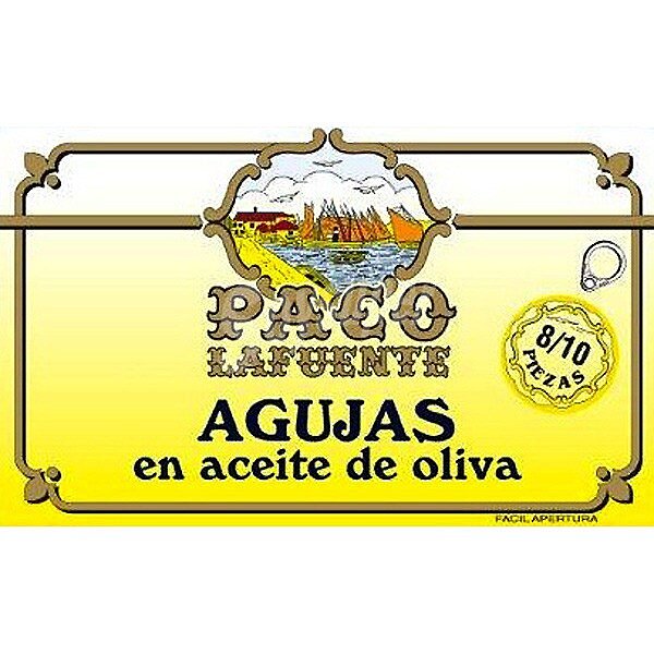 Agujas en aceite de oliva 8-10 piezas