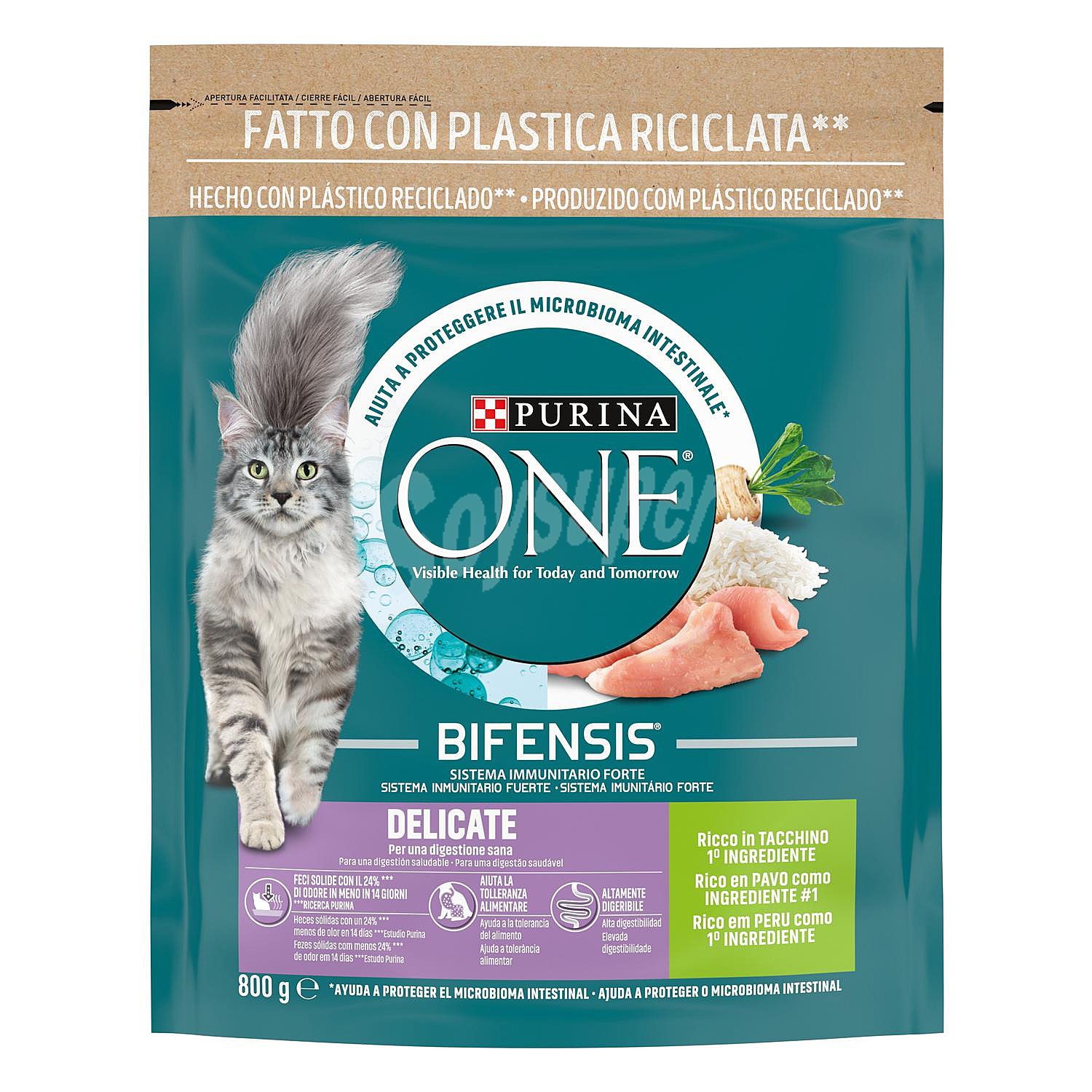 Comida gato sensitive