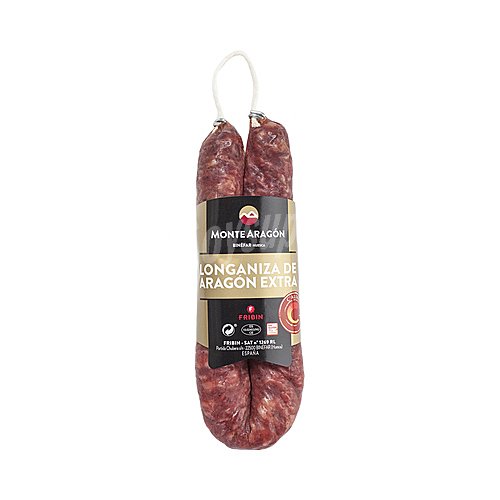 Monte aragón Longaniza curada de Aragón de categoria extra monte aragón