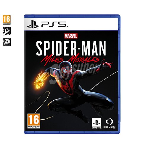 Marvel's Spider-Man Miles Morales para Playstation 5. Género: aventura. pegi: +16.