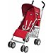 Silla paseo london color rojo con chasis de aluminio. Incluye burbuja