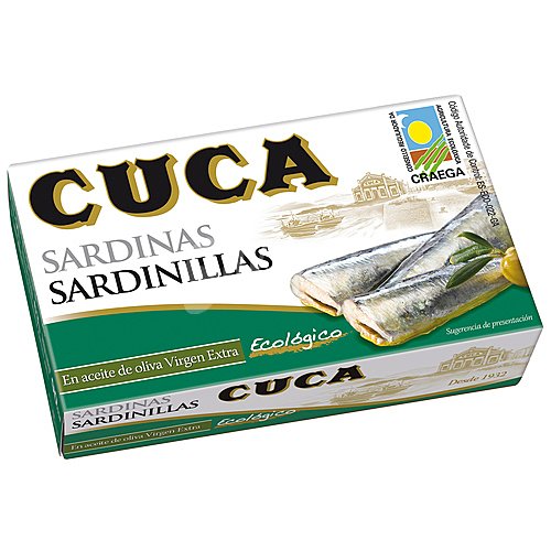 Sardinilla en aceite de oliva virgen extra ecológico