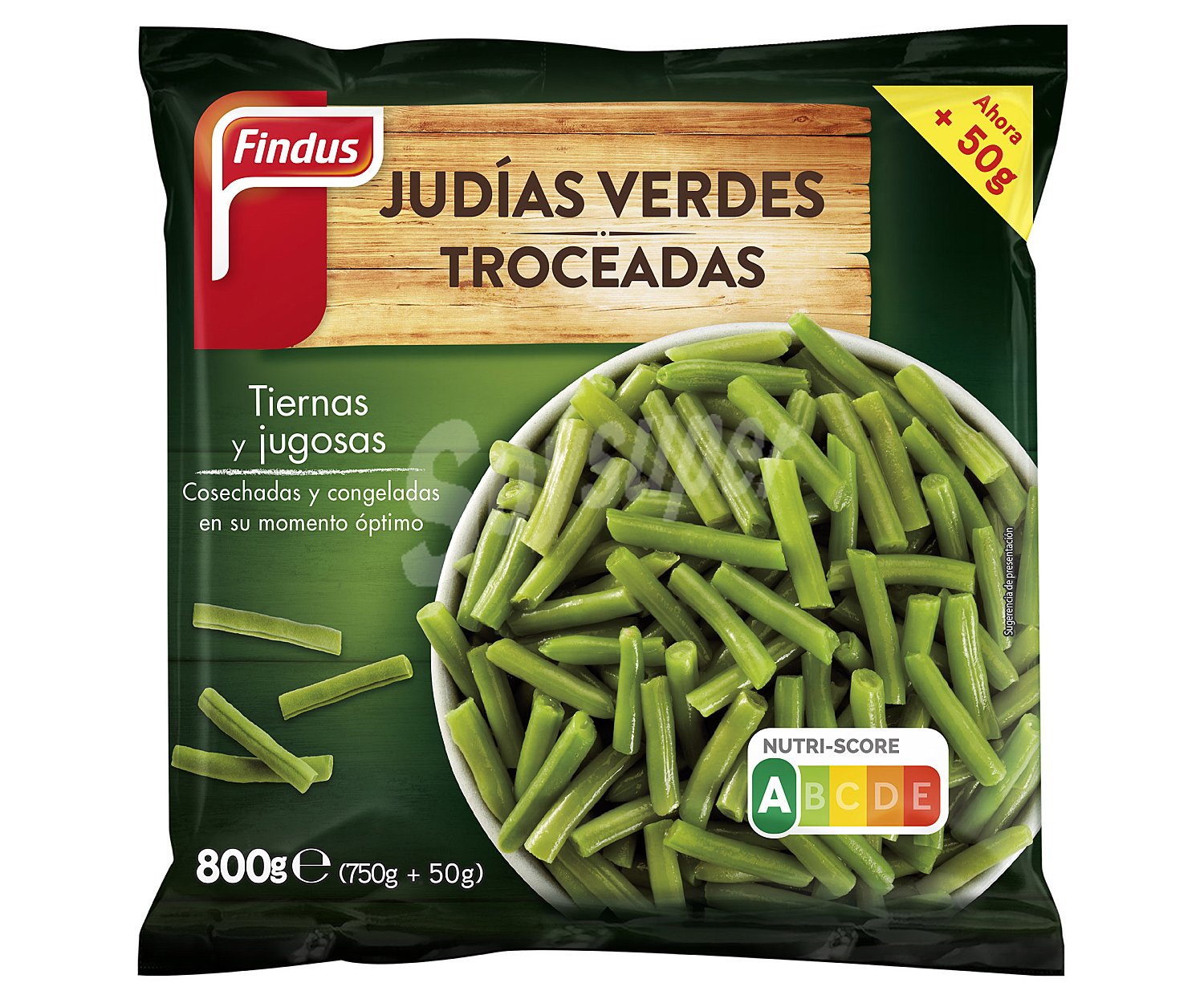 Findus Judias verdes redondas, troceadas y ultracongeladas findus