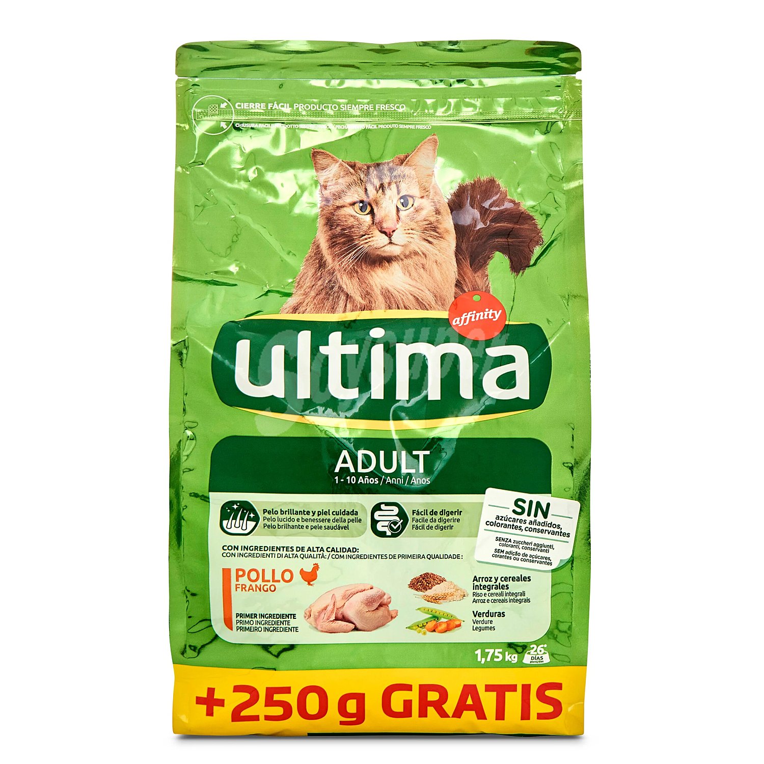 Alimento para gatos adultos sabor pollo