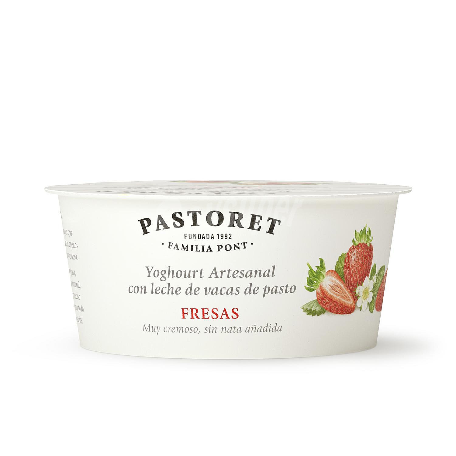 Yogur de fresa Pastoret sin gluten