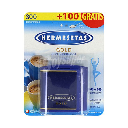 Hermesetas Edulcorante en comprimidos (ideal para café, té y bebidas calientes) hermesetas