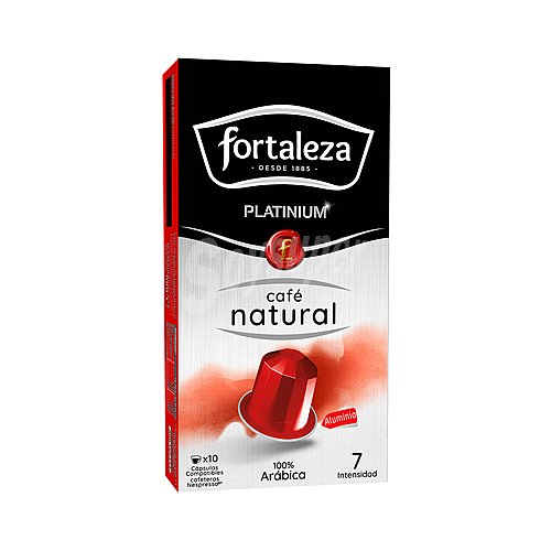 Fortaleza Café natural en cápsulas platinium compatibles con Nespresso fortaleza