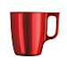 Mug Vidrio luminarc Flashy - Rojo