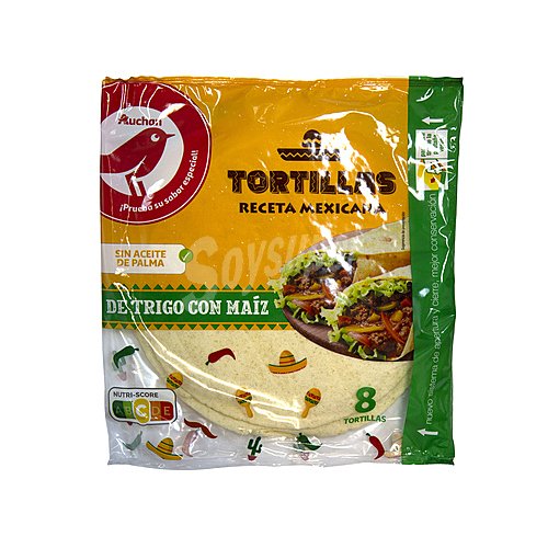 Producto alcampo Tortillas de trigo y maíz producto alcampo