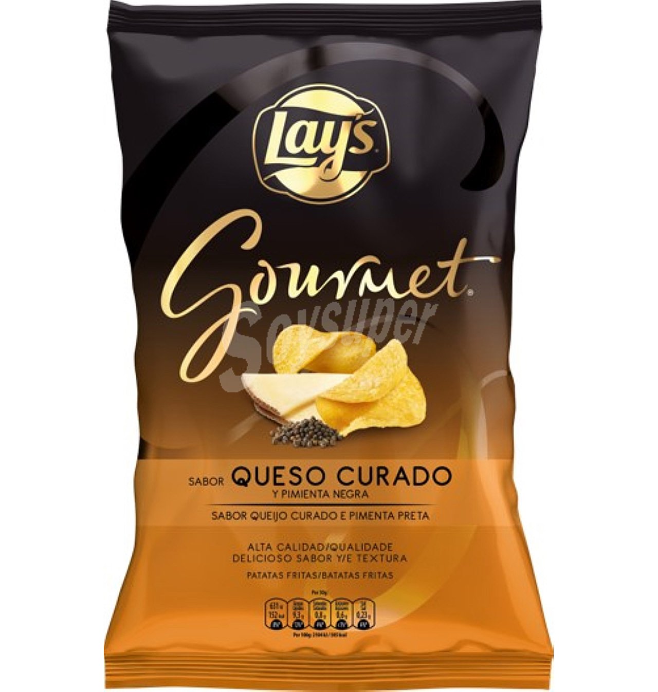 Patatas queso curado