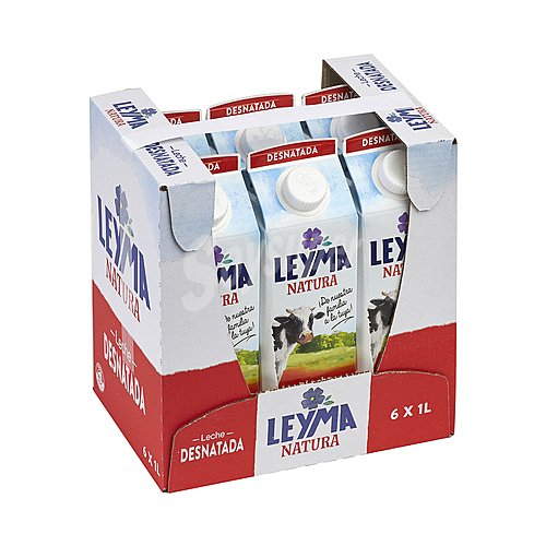 Leyma Leche de vaca desnatada de origen 100% gallego leyma Natura