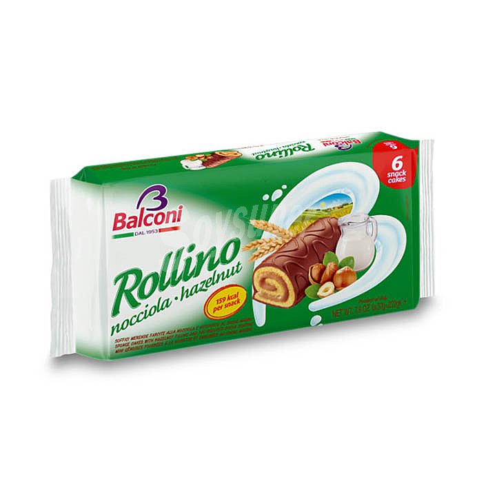 Rollino de crema de avellanas