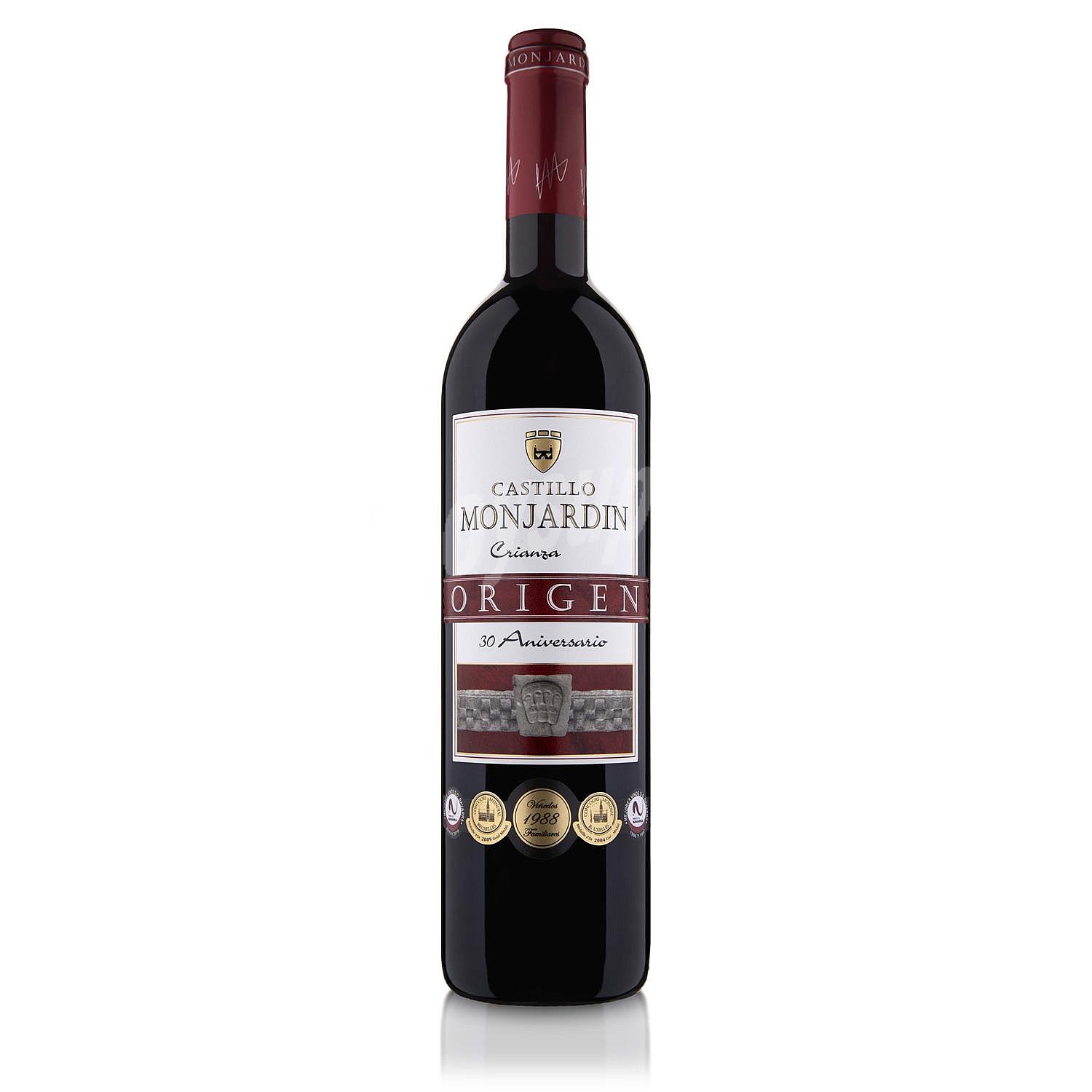 Vino tinto crianza Castillo Monjardín D.O. Navarra