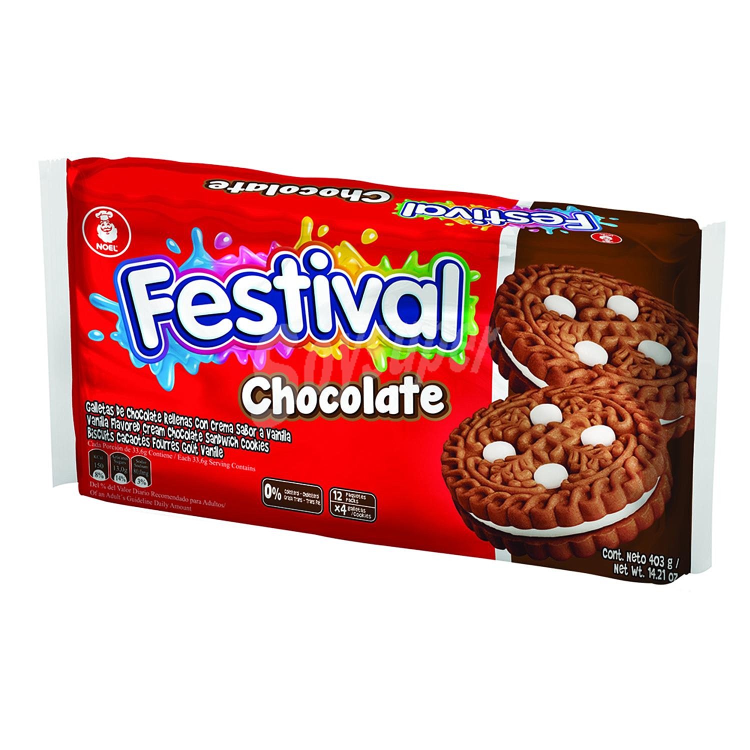 Galletas de chocolate Festival