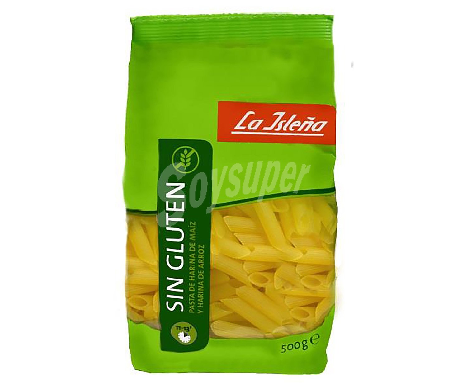 Pasta pluma sin gluten