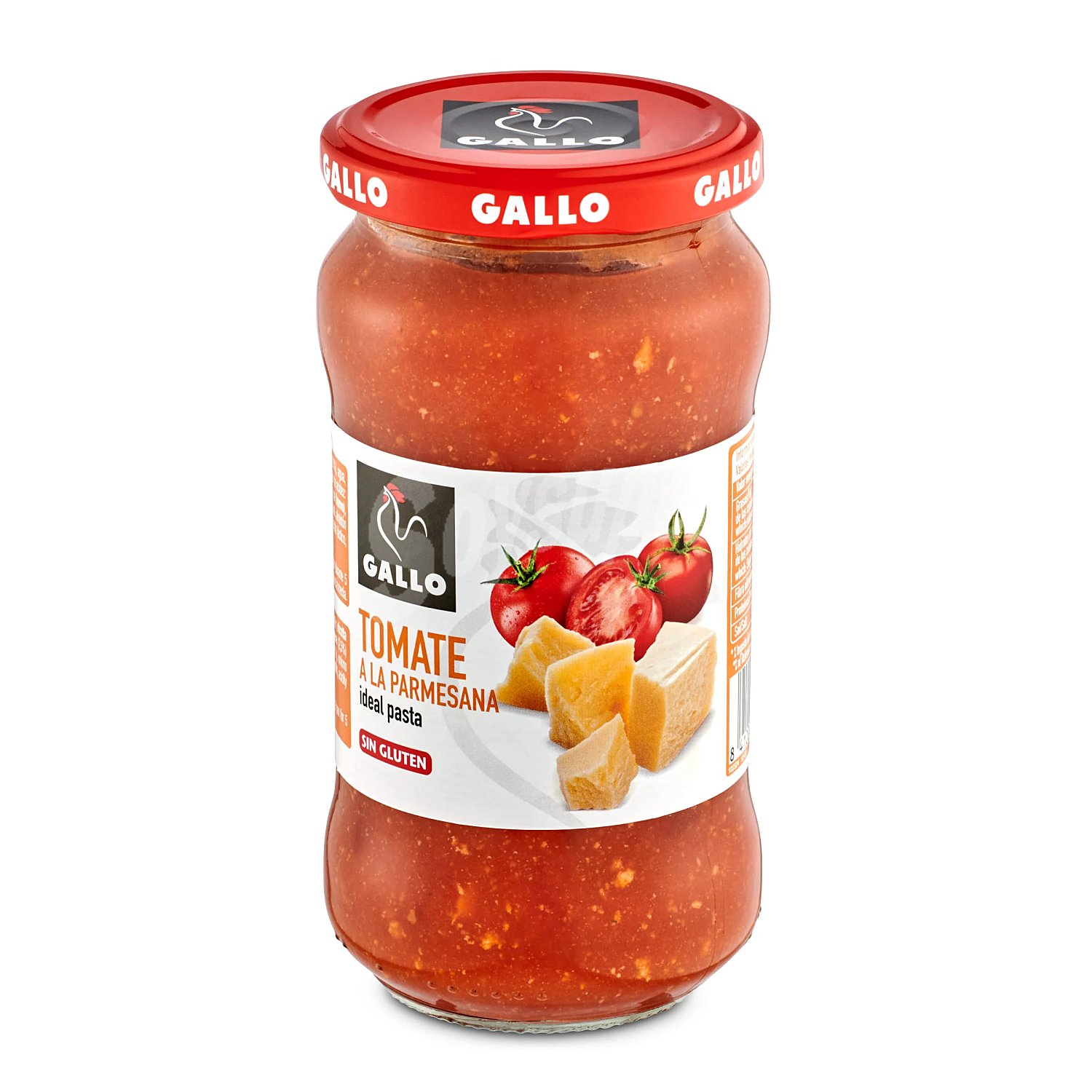 Salsa de tomate a la Parmesana gallo